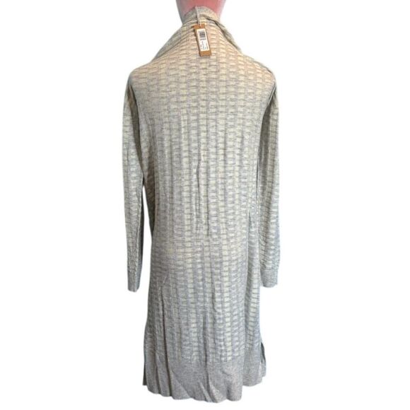 NWT Hello Nite Heather Limonce Glow Cardigan Lightweight Open Long Pockets XS S - Picture 2 of 9